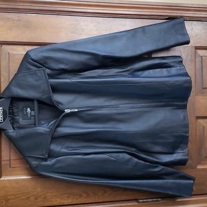 East 5th Black Leather Jacket NWOT